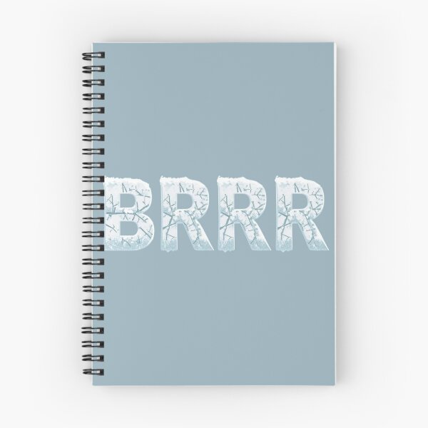 Item preview, BRRRR Icy Frozen Typography Winter Design designed and sold by RokaWorld.