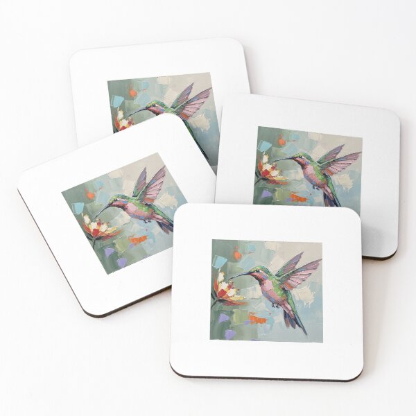 Item preview, Delicate hummingbird painting  designed and sold by mayatA-rt.