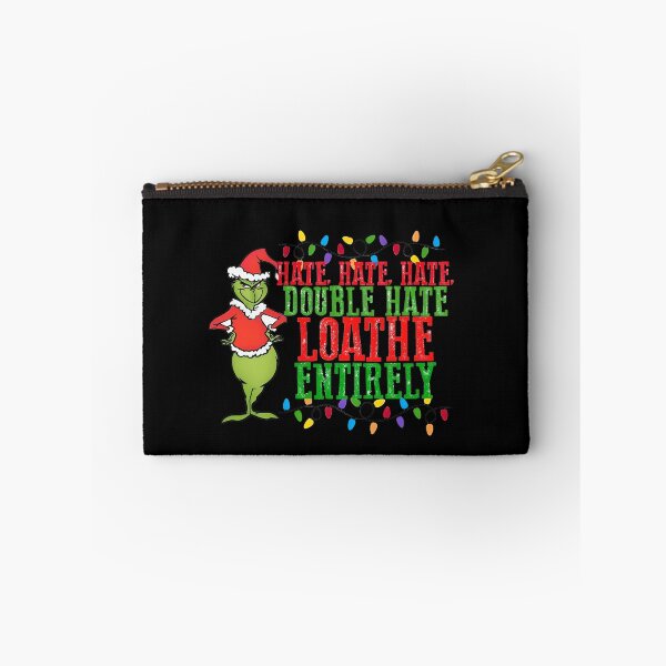 Item preview, Hate Hate Hate Double Hate Loathe Entirely: Funny Grinch Lights designed and sold by ChaaiTee.