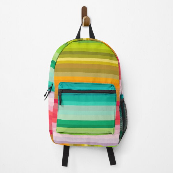 Item preview, Colorful Horizontal Rainbow Stripe Pattern designed and sold by capricedefille.