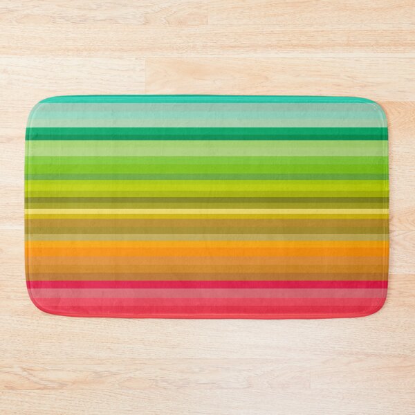 Item preview, Colorful Horizontal Rainbow Stripe Pattern designed and sold by capricedefille.