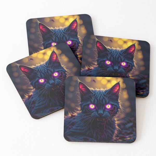 Item preview, Zombie Cat, Drooling, Glowing Eyes, Evil Kitty designed and sold by Prestons Corner.