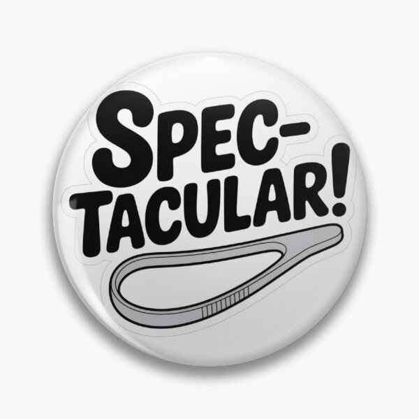Item preview, SPEC-TACULAR! – Medical Humor Sticker | Optometry / Lab Tech / Radiology Pun designed and sold by WittyHolidayPrints – Retro Meme Tees.