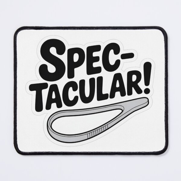 Item preview, SPEC-TACULAR! – Medical Humor Sticker | Optometry / Lab Tech / Radiology Pun designed and sold by WittyHolidayPrints – Retro Meme Tees.