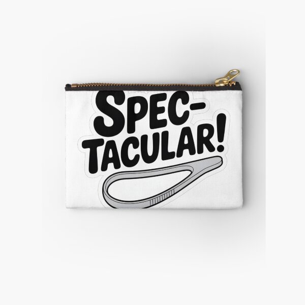 Item preview, SPEC-TACULAR! – Medical Humor Sticker | Optometry / Lab Tech / Radiology Pun designed and sold by WittyHolidayPrints – Retro Meme Tees.