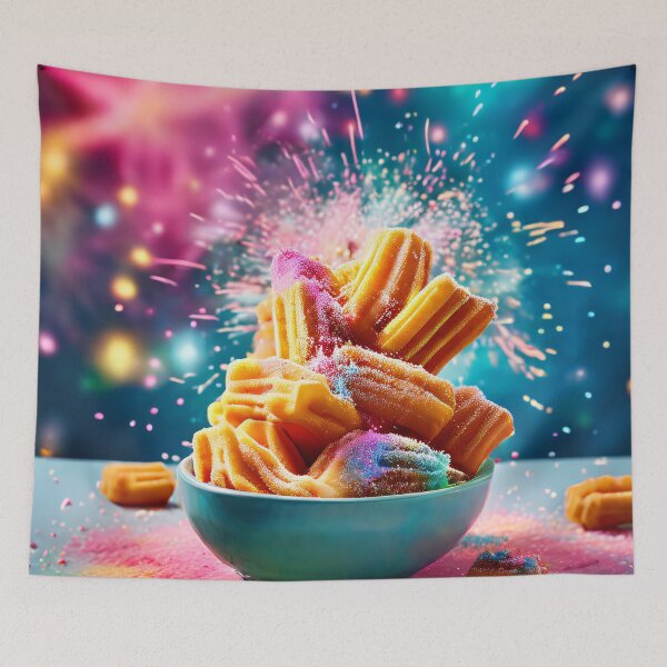 Item preview, Churros in the colorful riot of the festival designed and sold by Mianku | Für das Leben.