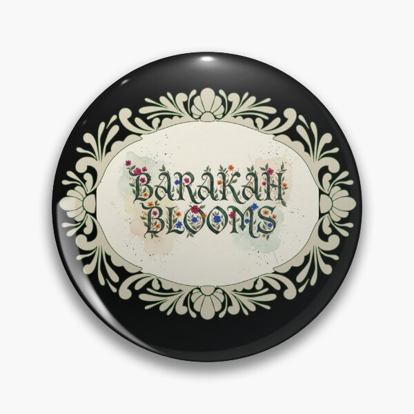 Item preview, Barakah Blooms - Gothic Floral Ornate Frame Logo designed and sold by D-Islamic.