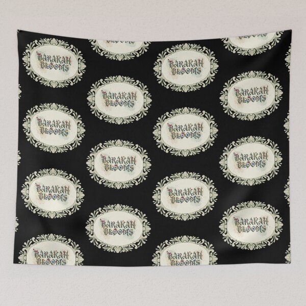 Item preview, Barakah Blooms - Gothic Floral Ornate Frame Logo designed and sold by D-Islamic.