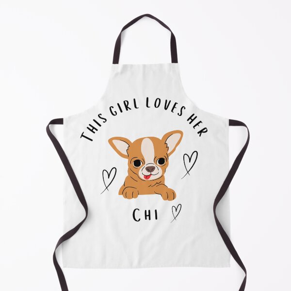 Item preview, This Girl Loves Her Chi - Black Text designed and sold by AndysTeeShop.