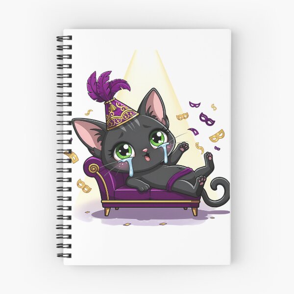 Item preview, Oriental Cat Drama Queen New Year Chibi Funny Elegant Cat Sarcastic Holiday Design designed and sold by GiftsForge.