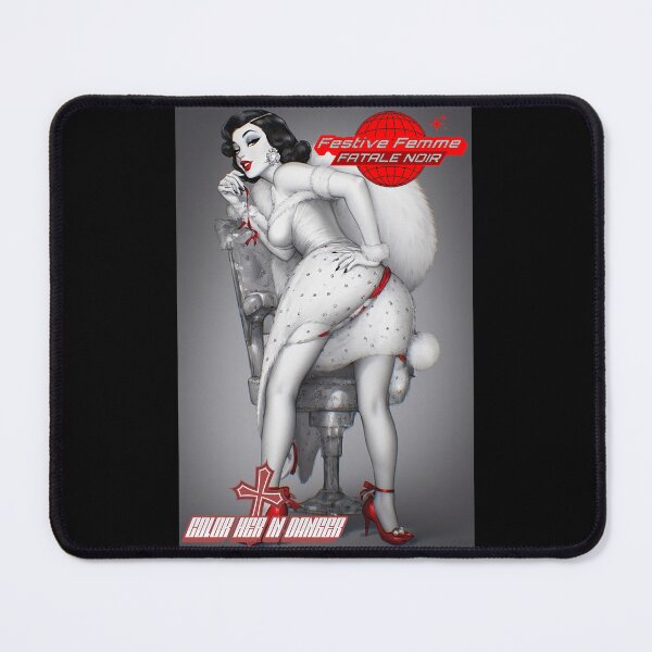Item preview, Festive Femme Fatale Noir – Color Her in Danger designed and sold by Mark Mentzer.