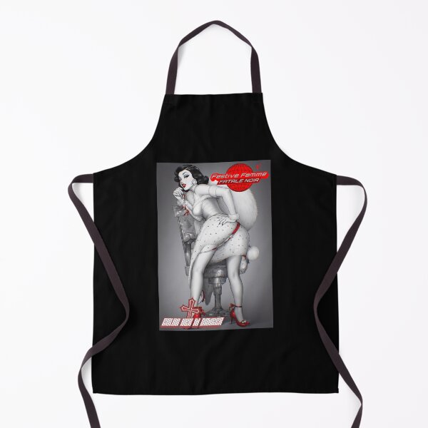 Item preview, Festive Femme Fatale Noir – Color Her in Danger designed and sold by Mark Mentzer.