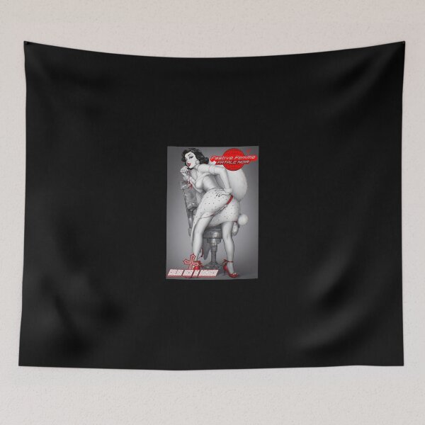 Item preview, Festive Femme Fatale Noir – Color Her in Danger designed and sold by Mark Mentzer.