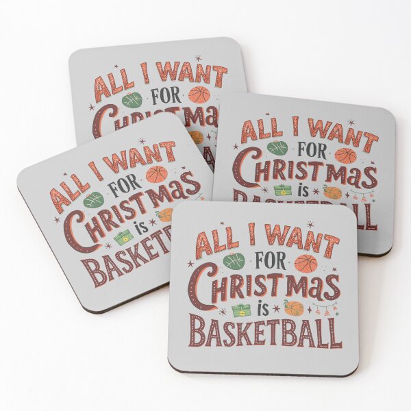 Item preview, . "All| Want for Christmas is Basketball"  designed and sold by SportThreadz.