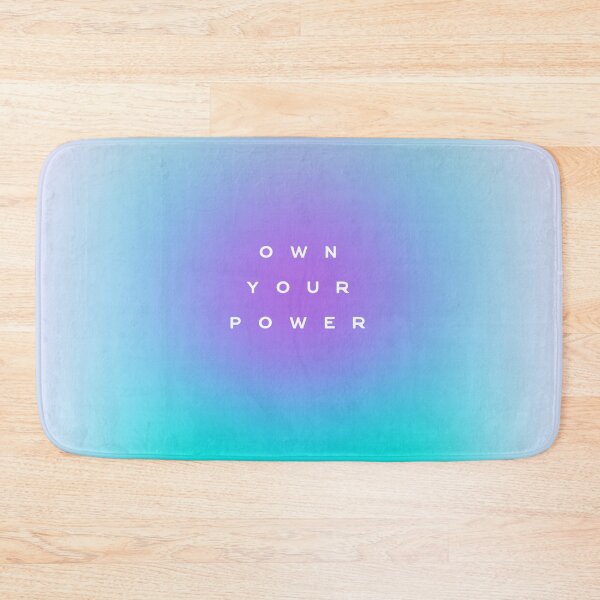 Item preview, Own Your Power Empowering Women Minimal Gradient blue designed and sold by Dominiquevari.