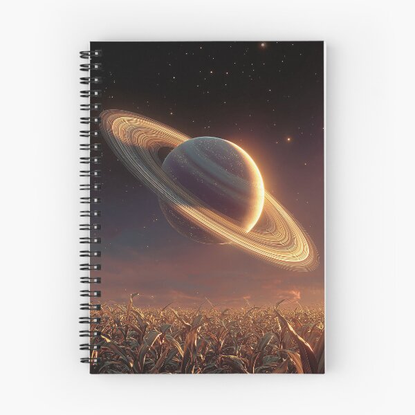 Item preview, Saturn Rising Over Golden Cornfield Sunset designed and sold by R&B Art and design.