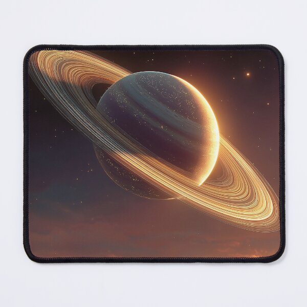 Item preview, Saturn Rising Over Golden Cornfield Sunset designed and sold by R&B Art and design.