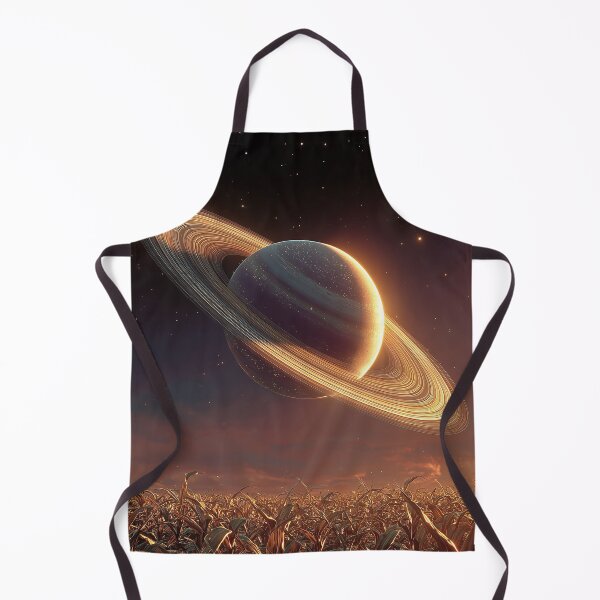 Item preview, Saturn Rising Over Golden Cornfield Sunset designed and sold by R&B Art and design.