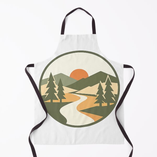 Item preview, Silent Paths – Minimal Hiking Trail Badge designed and sold by Fernova.