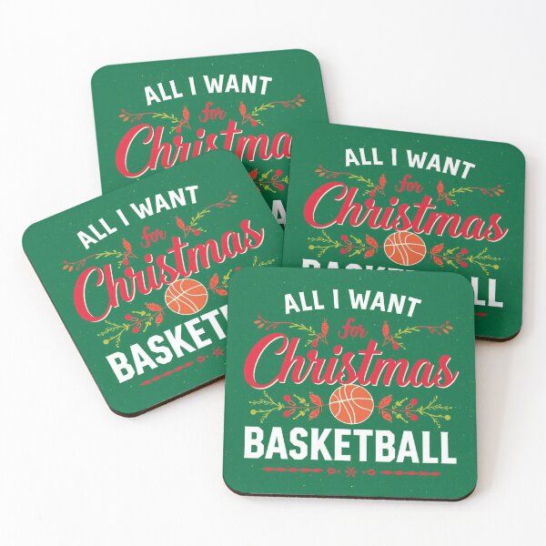 Item preview, all i want for christmas is basketball designed and sold by SportThreadz.