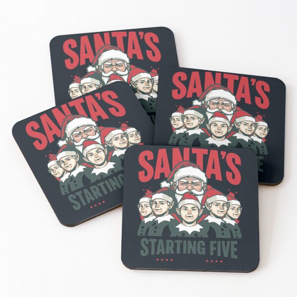 Item preview, "Santa's Starting Five"  designed and sold by SportThreadz.