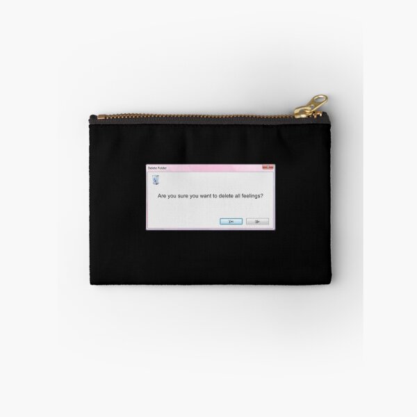 Item preview, Are You Sure You Want to Delete All Feelings?  designed and sold by velvetskyco.