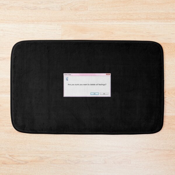 Item preview, Are You Sure You Want to Delete All Feelings?  designed and sold by velvetskyco.