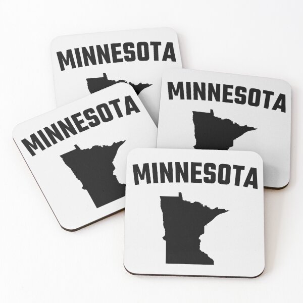 Item preview, Minnesota State Map Silhouette - Classic Black Typography Design designed and sold by mashmosh.