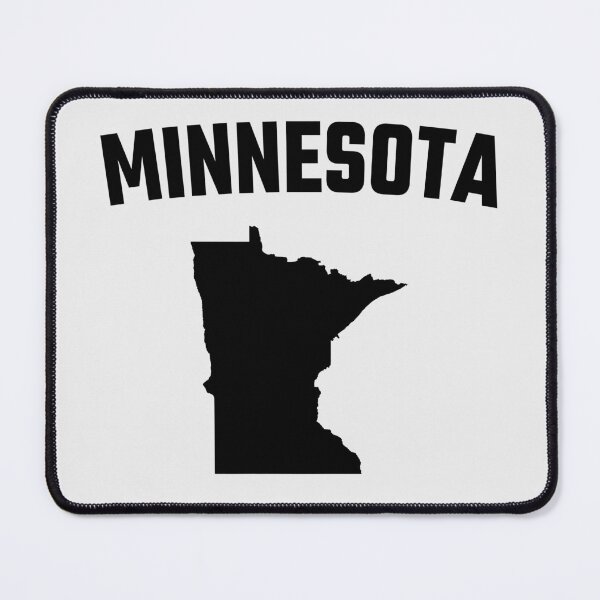 Item preview, Minnesota State Map Silhouette - Classic Black Typography Design designed and sold by mashmosh.