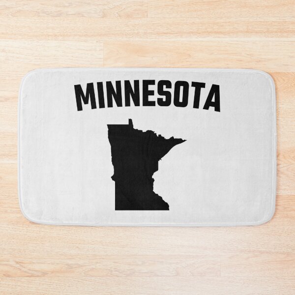 Item preview, Minnesota State Map Silhouette - Classic Black Typography Design designed and sold by mashmosh.