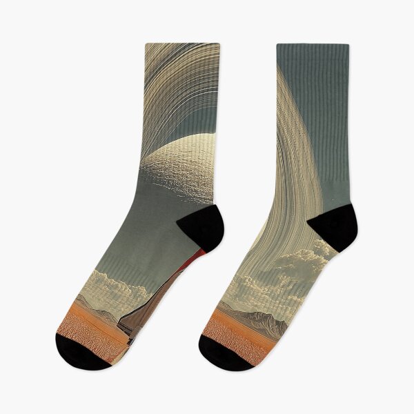 Item preview, Space Shuttle Golden Cornfield with Giant Planet Rings designed and sold by R&B Art and design.