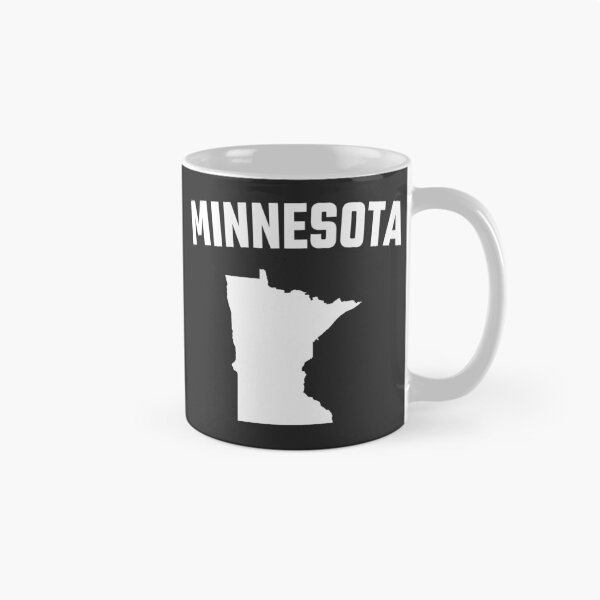 Item preview, Minnesota State Pride - Bold White Map Silhouette designed and sold by mashmosh.