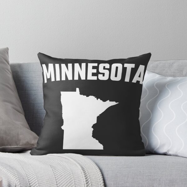 Item preview, Minnesota State Pride - Bold White Map Silhouette designed and sold by mashmosh.