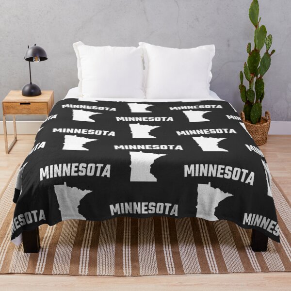 Item preview, Minnesota State Pride - Bold White Map Silhouette designed and sold by mashmosh.