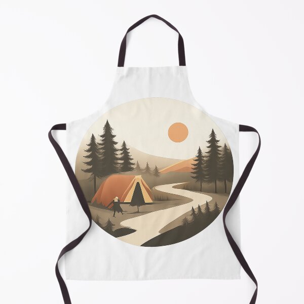 Item preview, Hiking Camp Circular Emblem designed and sold by Fernova.