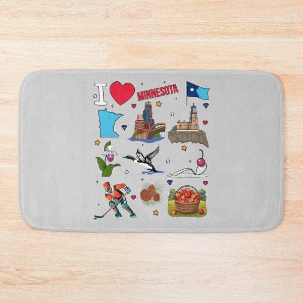 Item preview, Minnesota State Pride: Iconic Landmarks & Symbols Sticker Pack designed and sold by mashmosh.