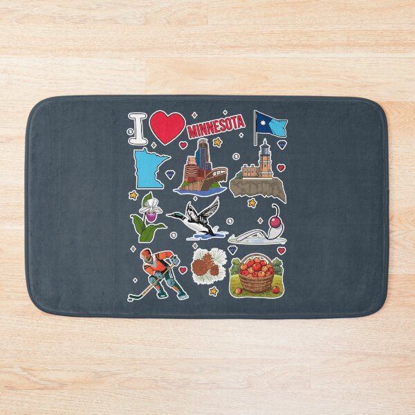 Item preview, Minnesota State Pride, Iconic Landmarks & Nature Sticker Pack designed and sold by mashmosh.