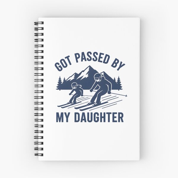 Item preview, Got Passed By My Daughter, Funny Ski Dad Shirt Gift, Skiing Family Humor Winter Sports Graphic Tee designed and sold by saloui.