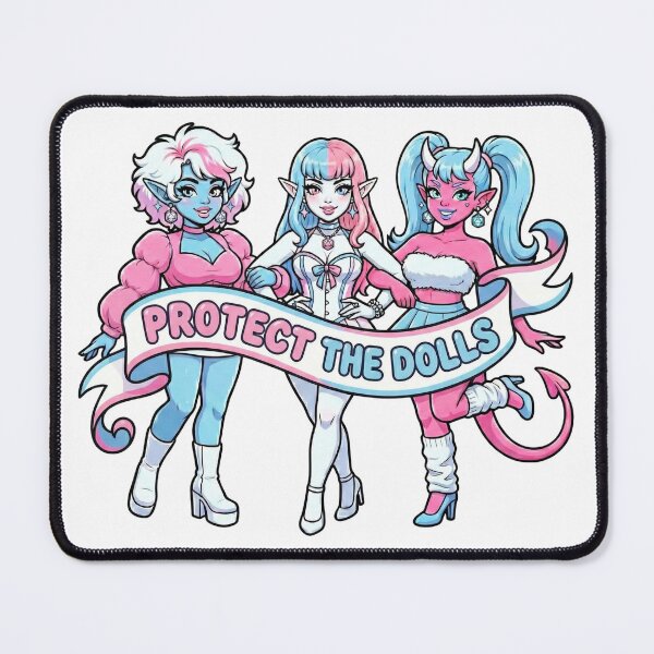 Item preview, Protect The Dolls: Trans Pride Fantasy Divas designed and sold by SkinnyFlatWhite.