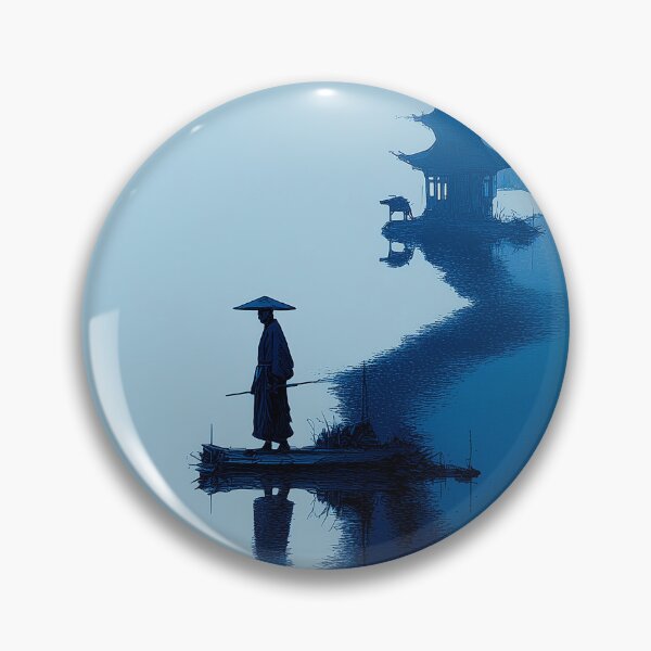 Item preview, Surreal Blue Wuxia Dream World designed and sold by R&B Art and design.