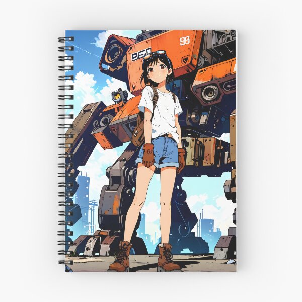 Item preview, KAI: Sunny Scavenger Backpack Stand | Cute Dieselpunk Anime Girl designed and sold by Sytrics.