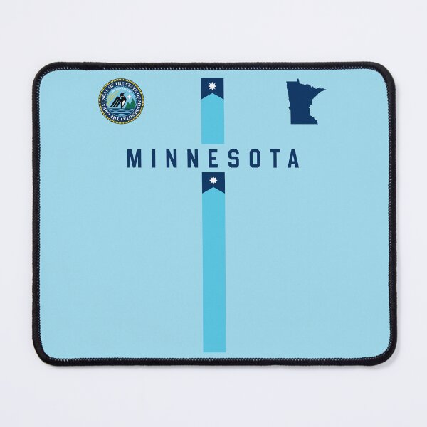Item preview, Modern Minnesota Pride, The New North Star State Flag & Seal designed and sold by mashmosh.