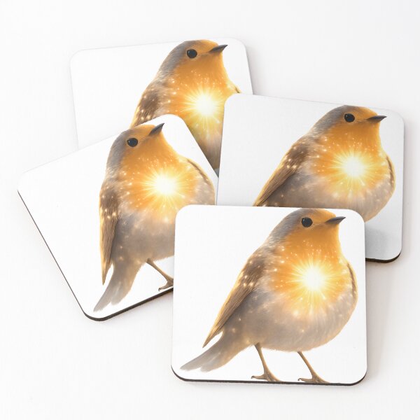 Item preview, Bird of Inner Light – Glowing Heart Spiritual Bird Art designed and sold by ArtSpark Studio.