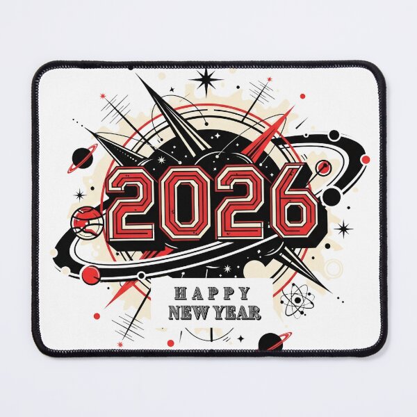 Item preview, Dynamic 2026 New Year Design | Retro Future Starts Now designed and sold by lojadpop.
