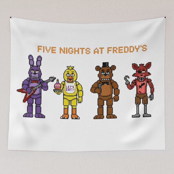 Item preview, FNAF Classic Crew - 8-Bit Retro Pixel Art designed and sold by AbstractOps.