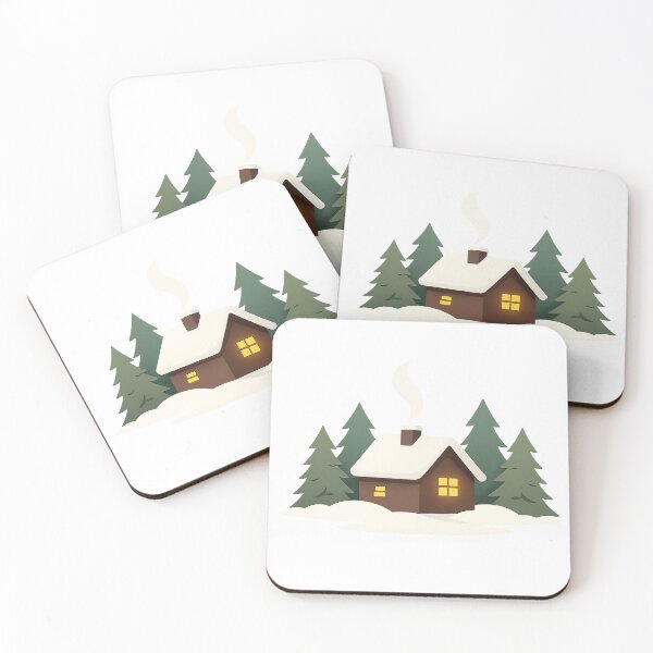 Item preview, Cozy Winter Cabin designed and sold by Fernova.