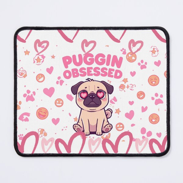 Item preview, “Anime Pug Shirt – Puggin Obsessed Kawaii Dog Design” designed and sold by PugsRus.