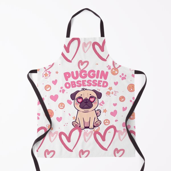 Item preview, “Anime Pug Shirt – Puggin Obsessed Kawaii Dog Design” designed and sold by PugsRus.