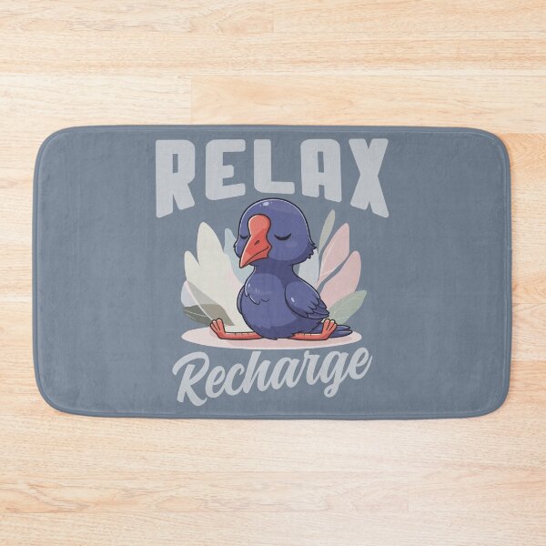 Item preview, Relax & Recharge – Cute Pukeko Yoga designed and sold by MvuuStudio.