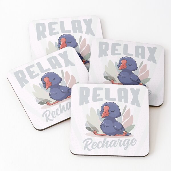 Item preview, Relax & Recharge – Cute Pukeko Yoga designed and sold by MvuuStudio.